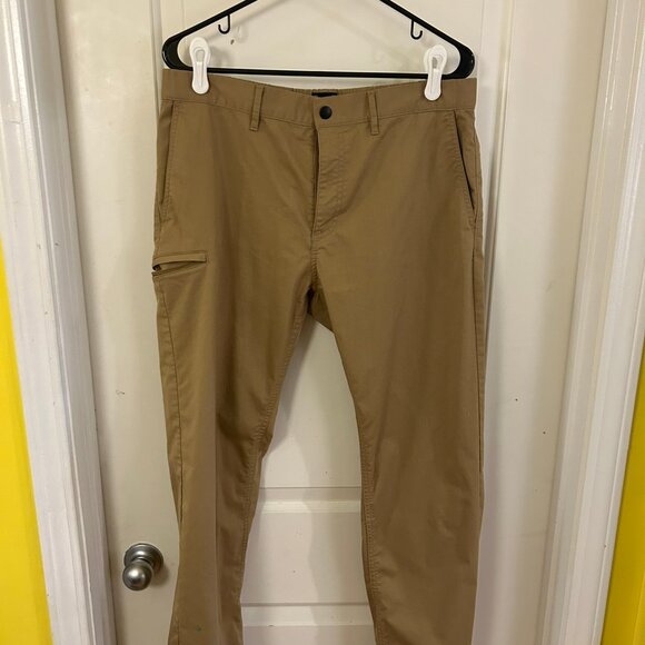 J. Crew 484 Slim Fit Performance Tech Pant, 34 x 34 Honey Brown - Picture 1 of 6